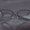 Silver aviator-style sunglasses
